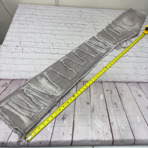 Rockstar Original Men Stacked RSM 225 Flare Denim Jeans Size 30 Hallie C053 -24 - Picture 6 of 16